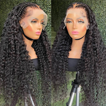 Water Wave HD Lace Wigs 13x4 13x6 Transparent Lace Frontal Wig Brazilian Human Hair Wigs